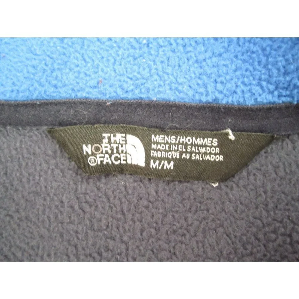 Men's The North Face Polyester Full Zip Fleece Jacket Sz M (MT773) READ